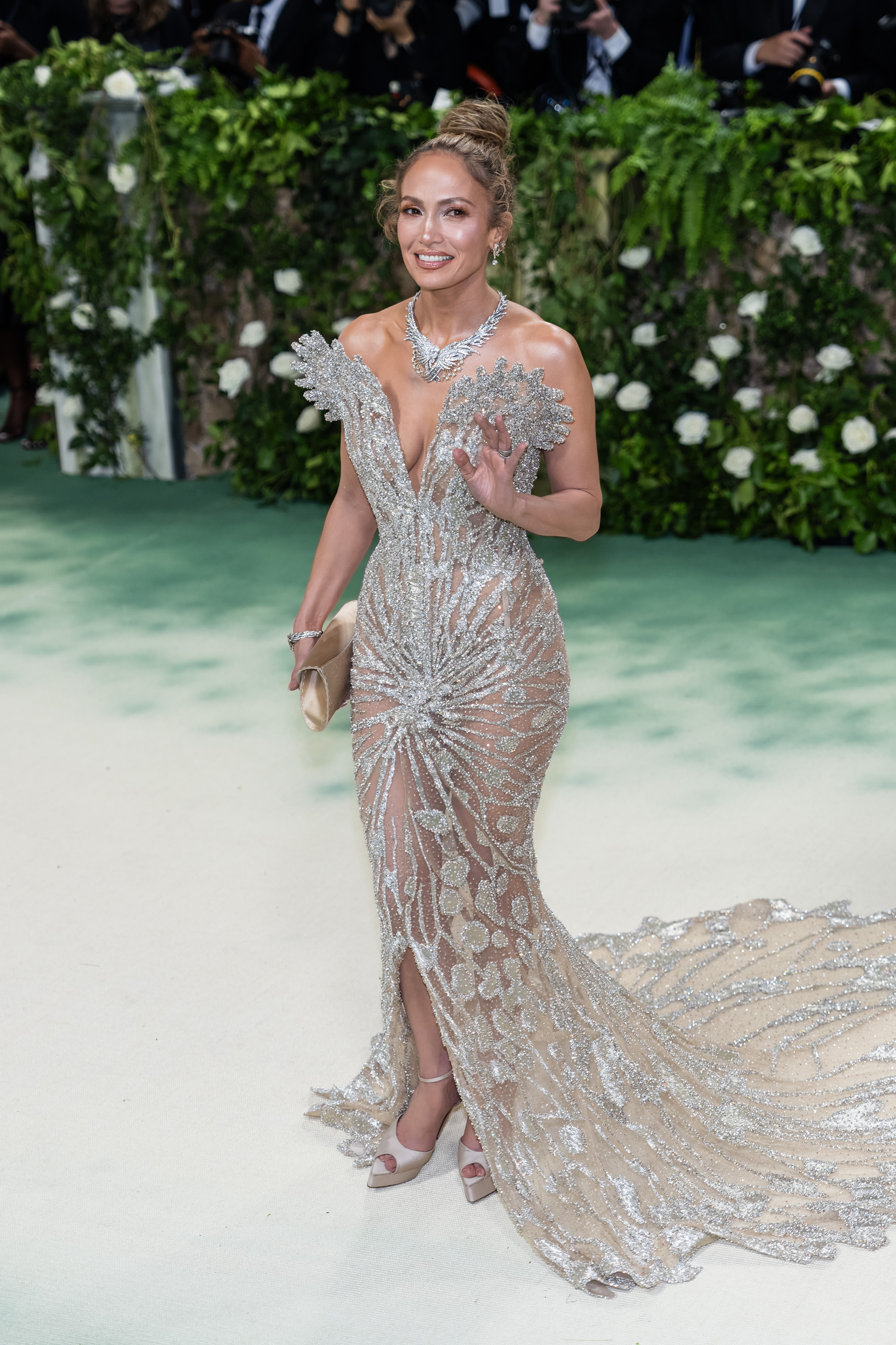 Jennifer Lopez en la Met Gala 2024 en Nueva York | Fuente: Getty Images