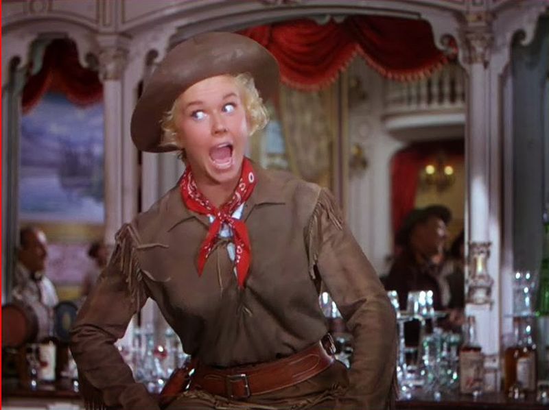 Doris Day en la película Calamity Jane (1953). | Imagen tomada de: Wikipedia
