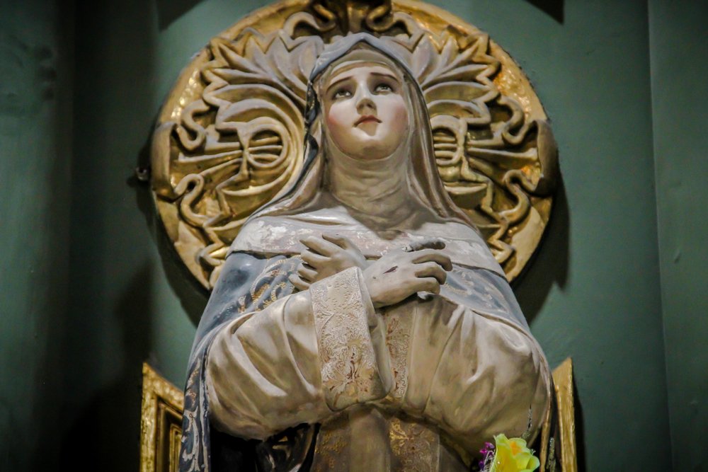 Imagen de Santa Rosa de Lima, ubicada en el Convento e Iglesia de Santo Domingo.| Fuente: Shutterstock 