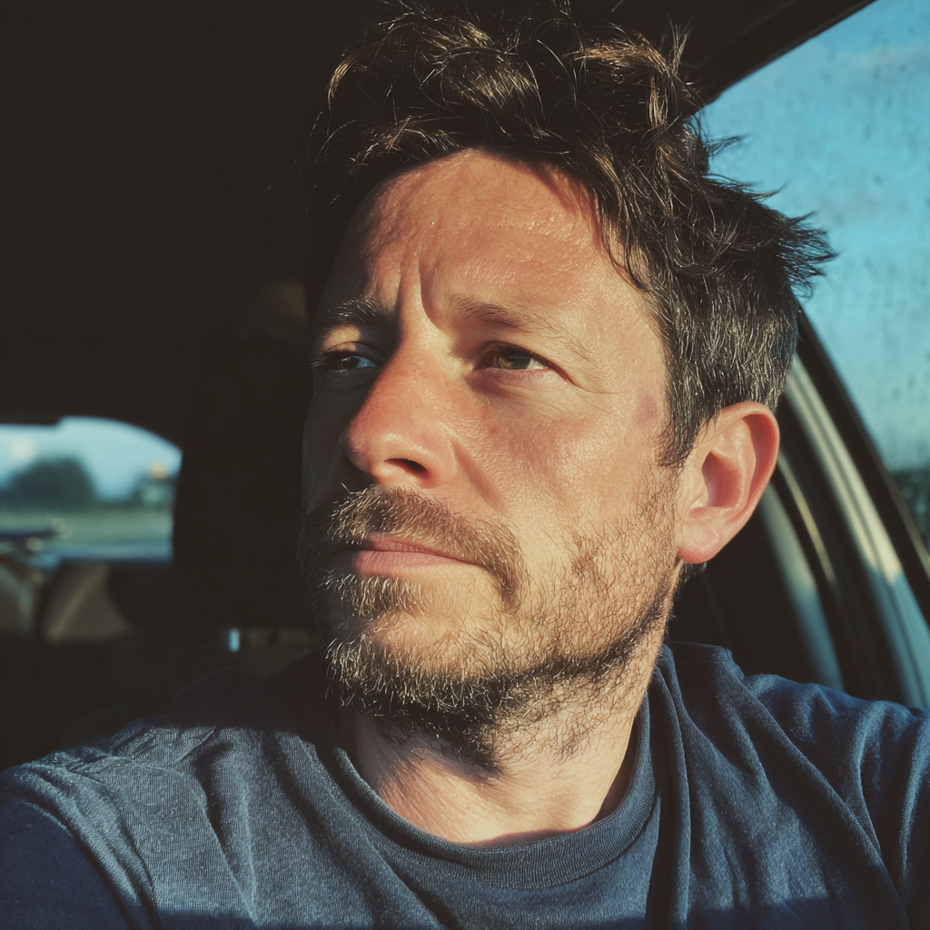 Un uomo alla guida di un'auto | Fonte: Midjourney