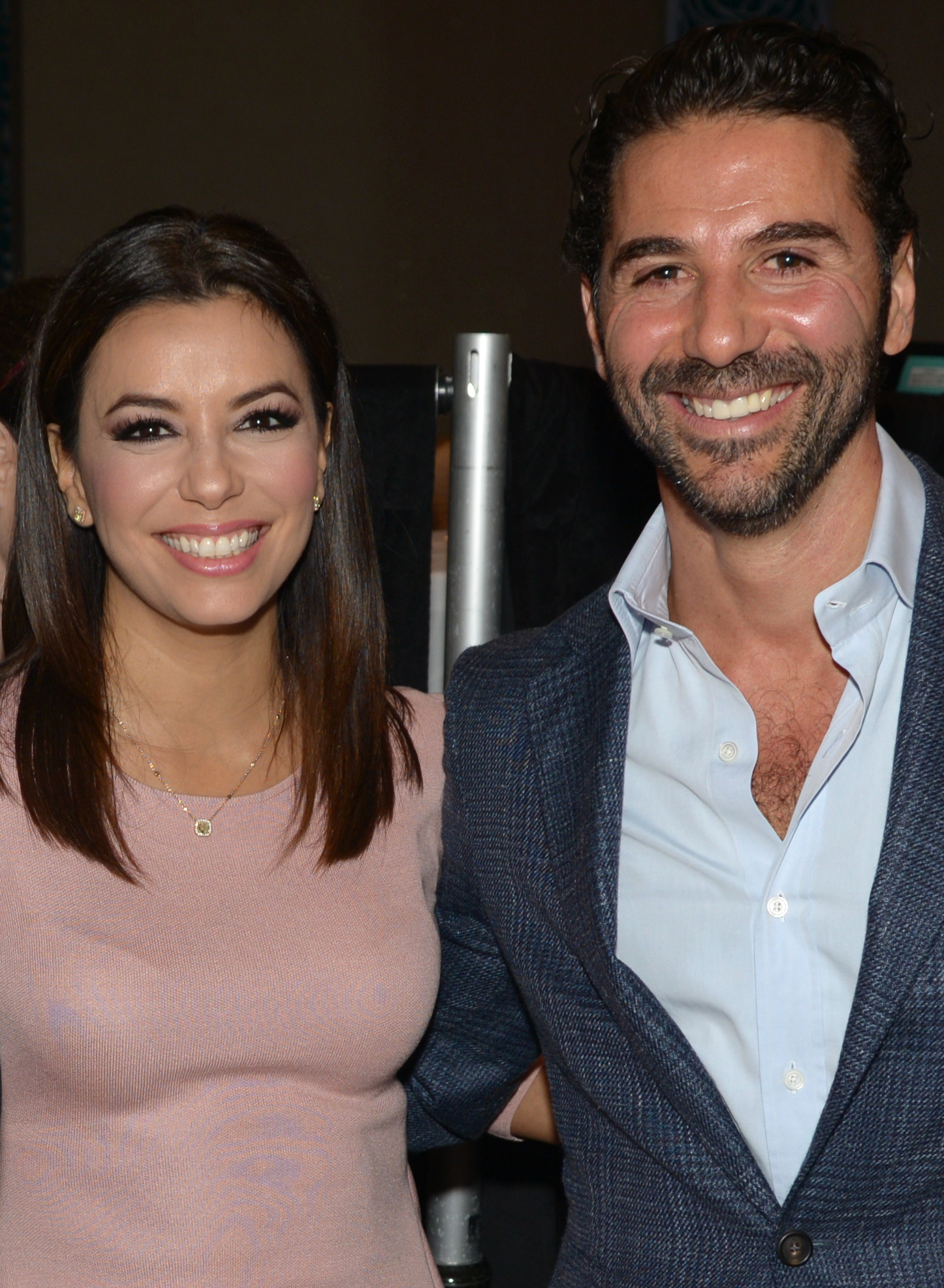 Eva Longoria y José Antonio Bastón asisten a NATPE - Día 3 en Fontainebleau Miami Beach el 22 de enero de 2015 en Miami Beach, Florida | Fuente: Getty Images