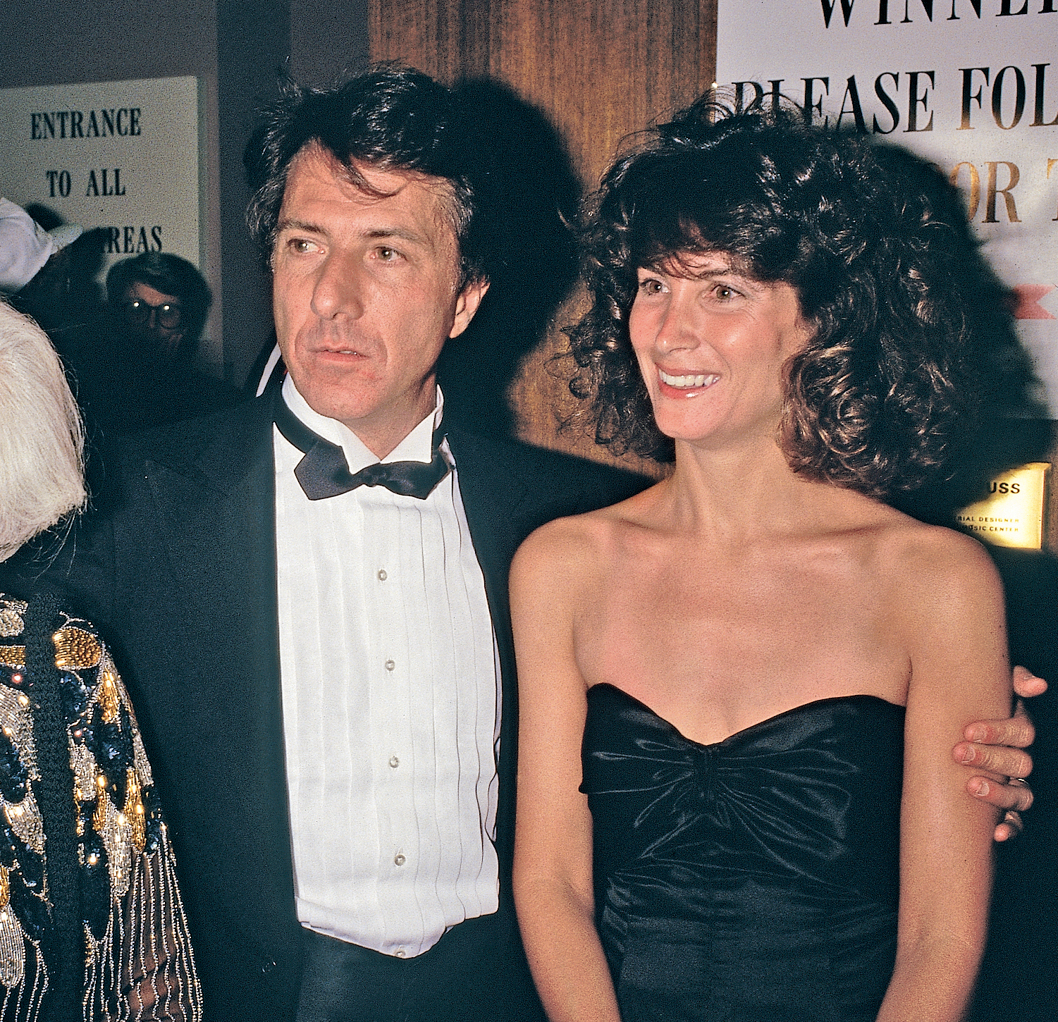 El actor y la mujer en los Premios de la Academia en 1987. | Foto: Getty Images