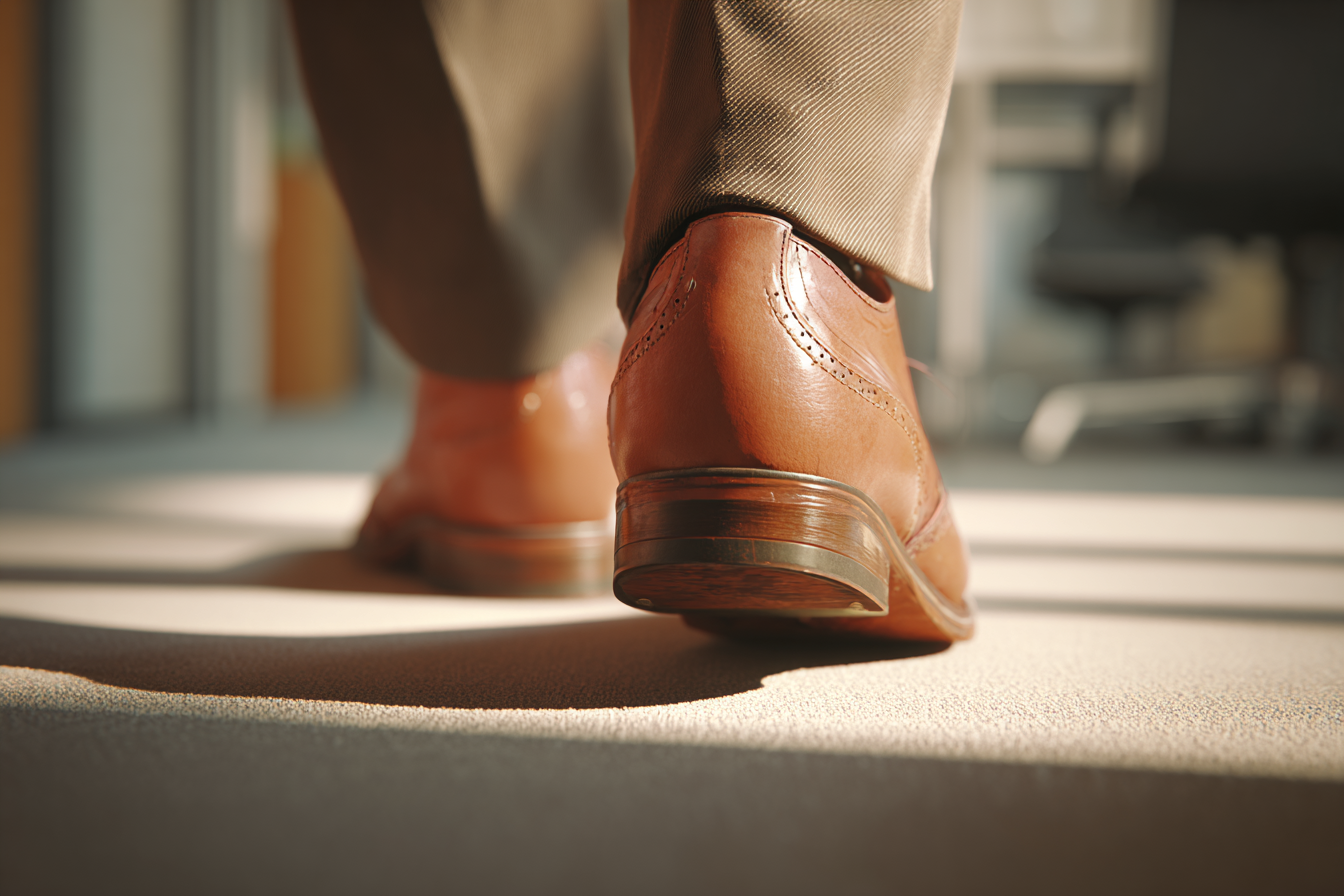 Un hombre alejándose | Fuente: Midjourney