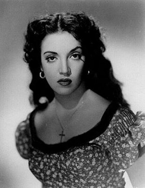 Katy Jurado en una fotografía promocional de la película San Antone, 1953. | Foto: Wikipedia.org