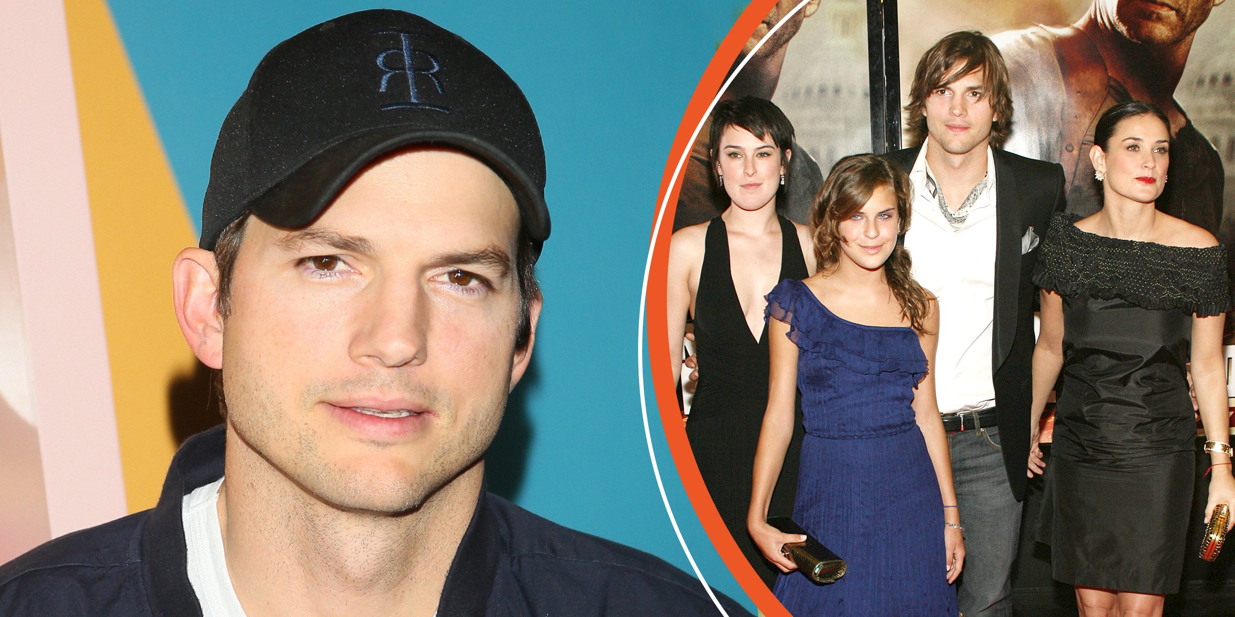 Ashton Kutcher | Rumer Willis, Tallulah Willis, Ashton Kutcher y Demi Moore | Foto: Getty Images