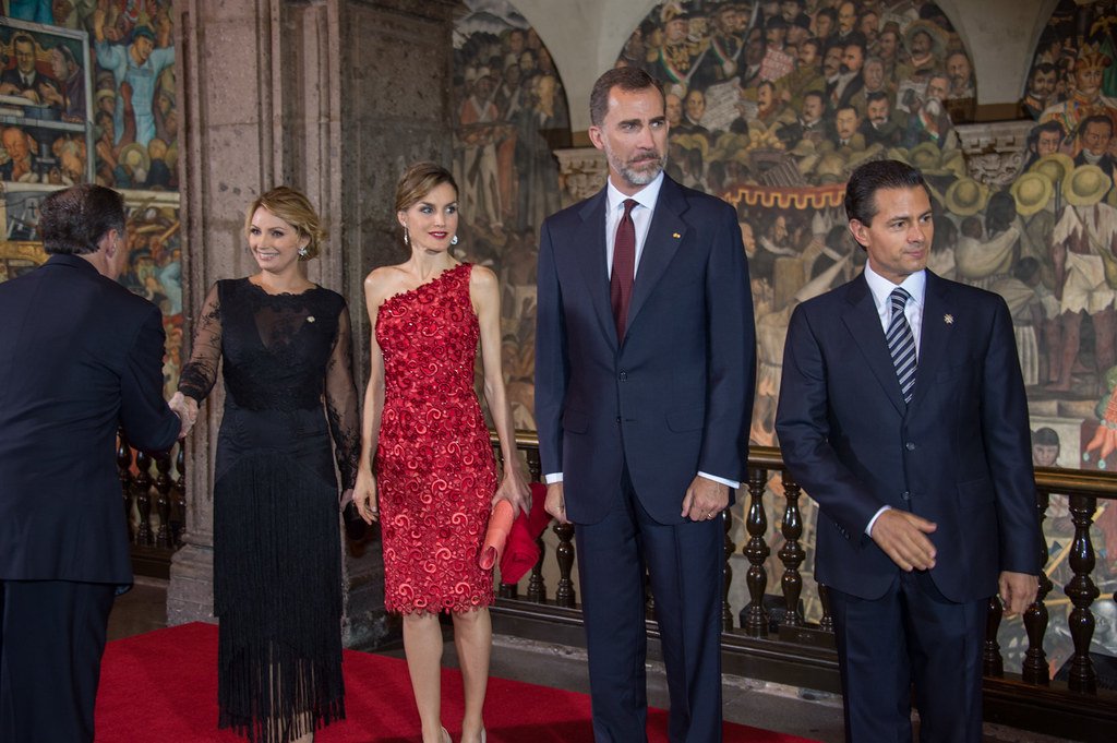 Felipe VI y Letizia, reyes de España, en 2015 con el entonces presidente de México, Enrique Peña Nieto y su esposa. | Foto: Flickr