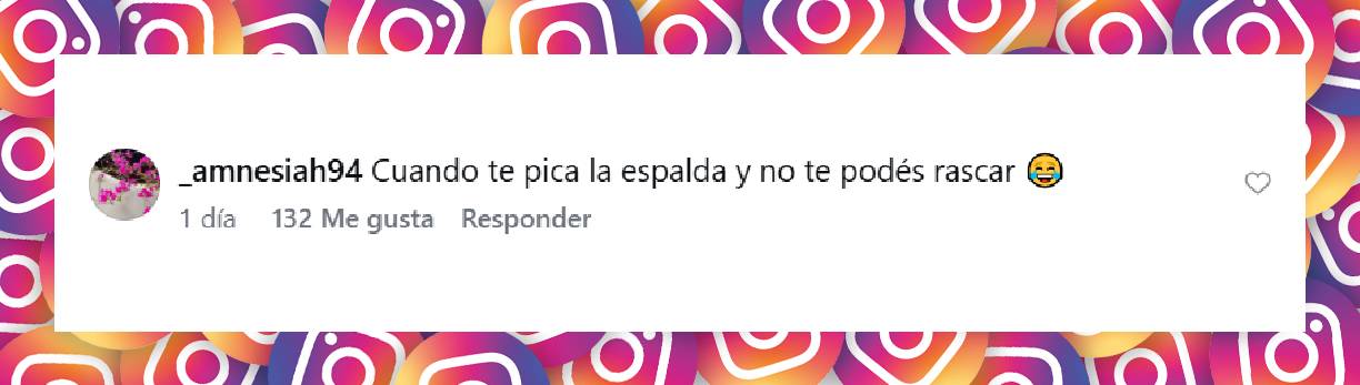 Comentario de un usuario sobre el baile de Julieta Poggio | Fuente: Instagram/poggiojulieta