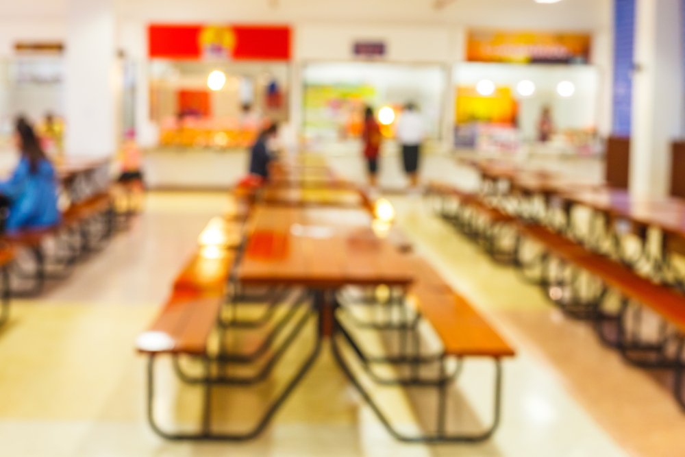 Comedor de escuela. | Foto: Shutterstock