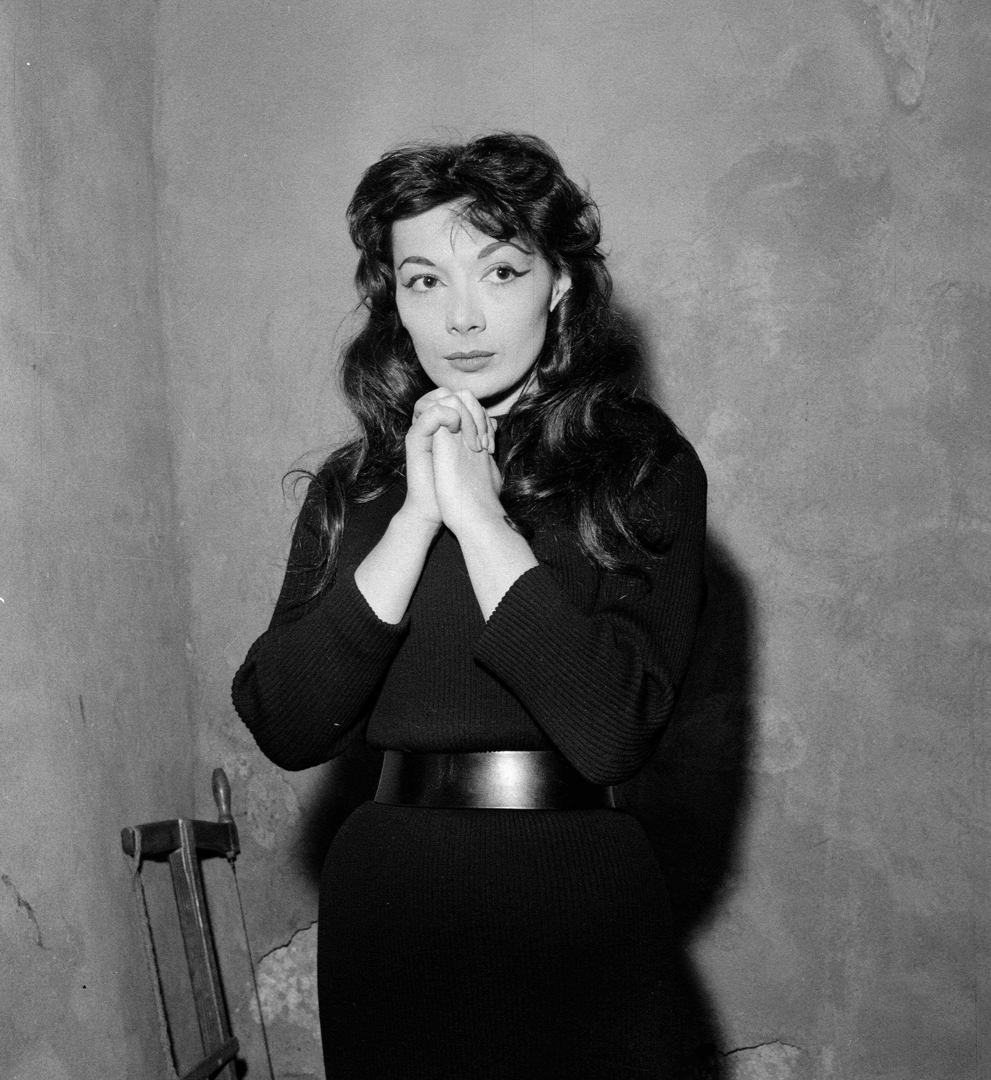 Juliette Gréco en el Festival de Dijon. Junio de 1956 en Francia. | Foto: Getty Images