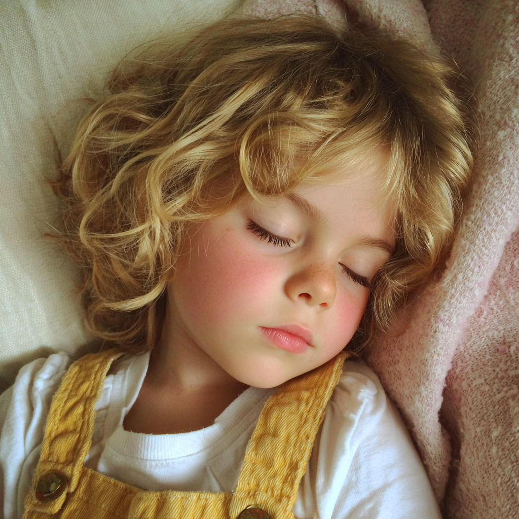 Una bambina che dorme | Fonte: Midjourney