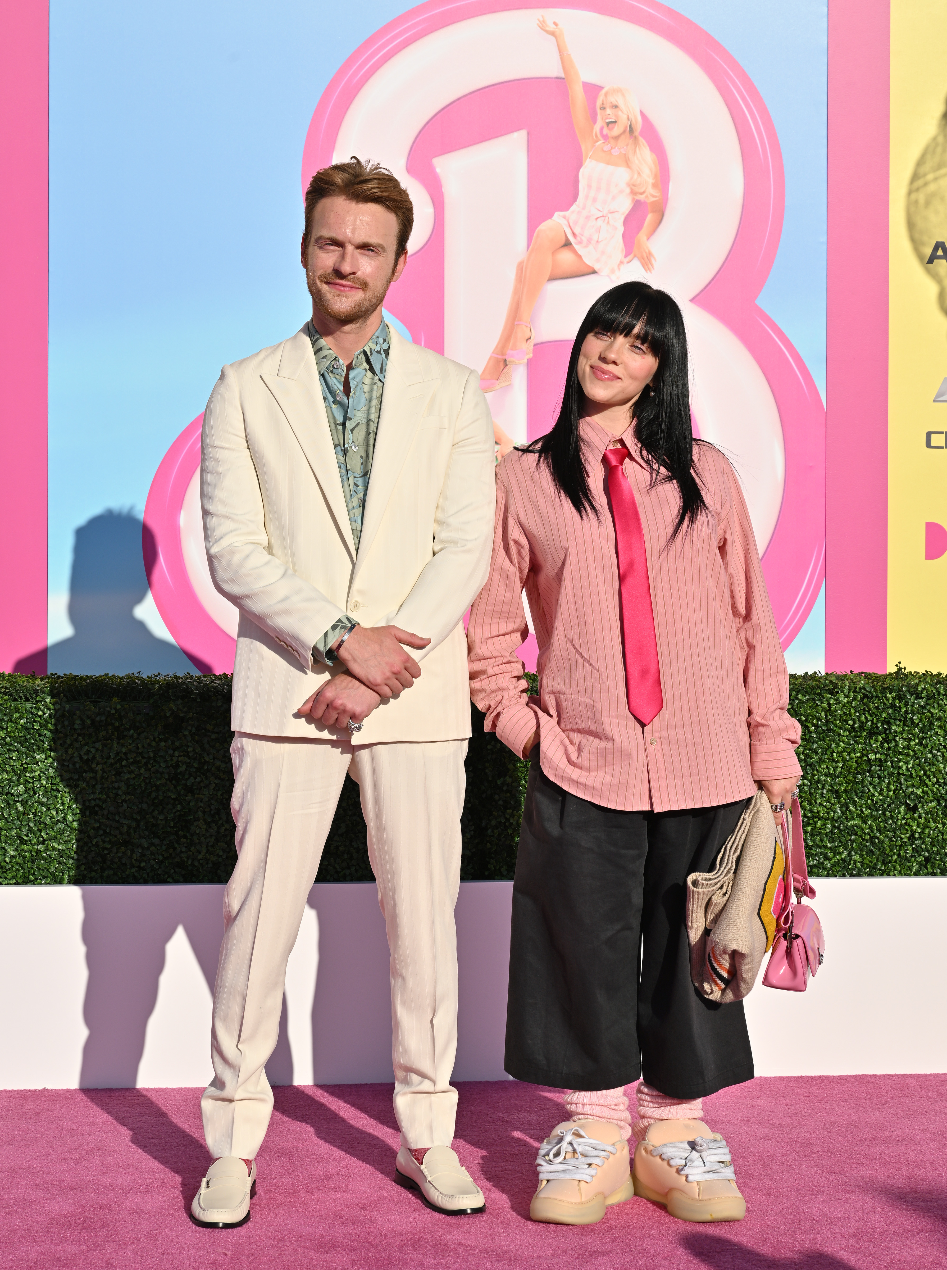 Finneas y Billie Eilish asisten al estreno mundial de "Barbie" en el Shrine Auditorium and Expo Hall de Los Ángeles, California, el 9 de julio de 2023 | Fuente: Getty Images