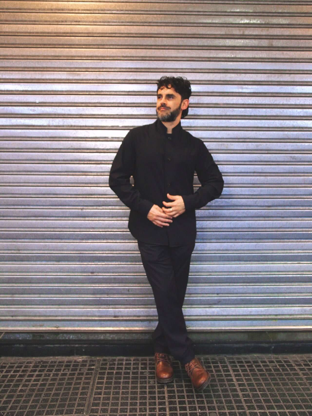 Gonzalo Heredia en las afueras del Teatro Nacional | Fuente: Instagram Stories/gonzaloezequielheredia