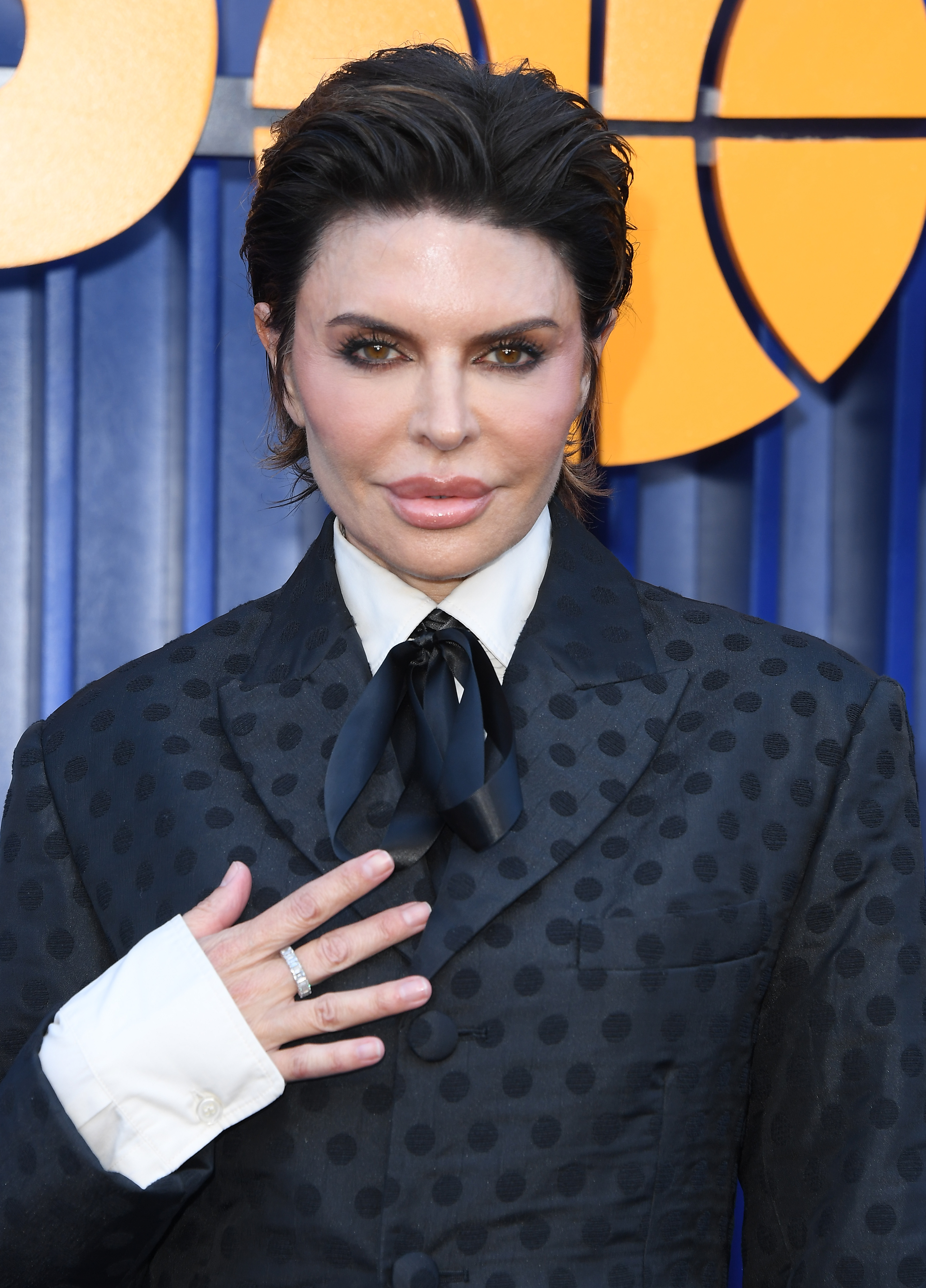 Lisa Rinna en el estreno de la temporada 2 de "Running Point" en Los Ángeles, California, el 15 de abril de 2026. | Fuente: Getty Images