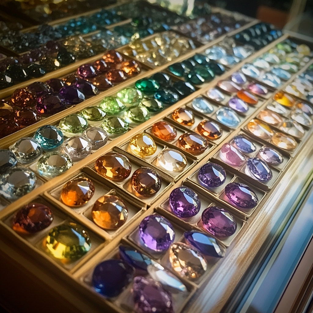 Filas de piedras de nacimiento | Fuente: Midjourney