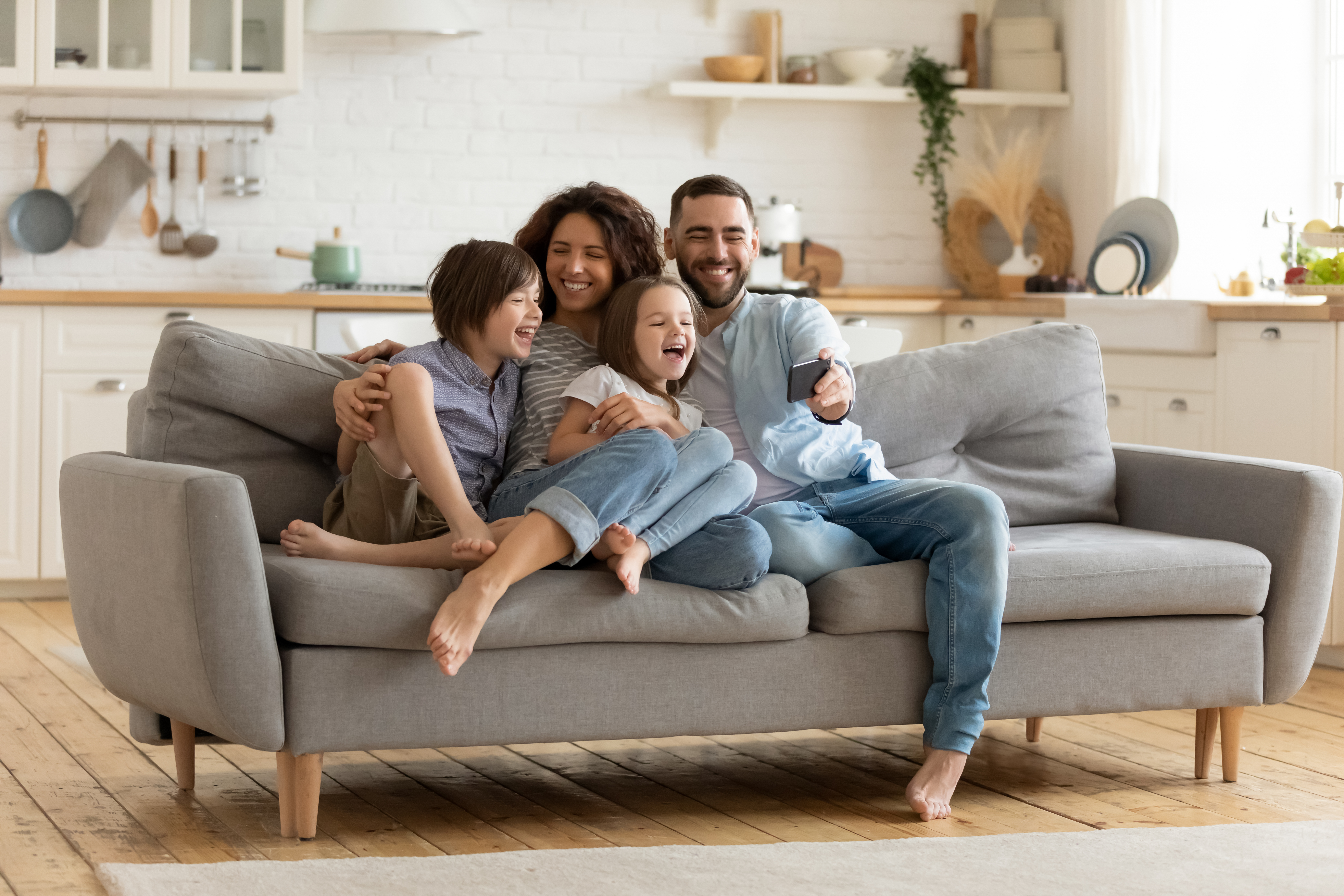 Una familia feliz | Foto: Shutterstock