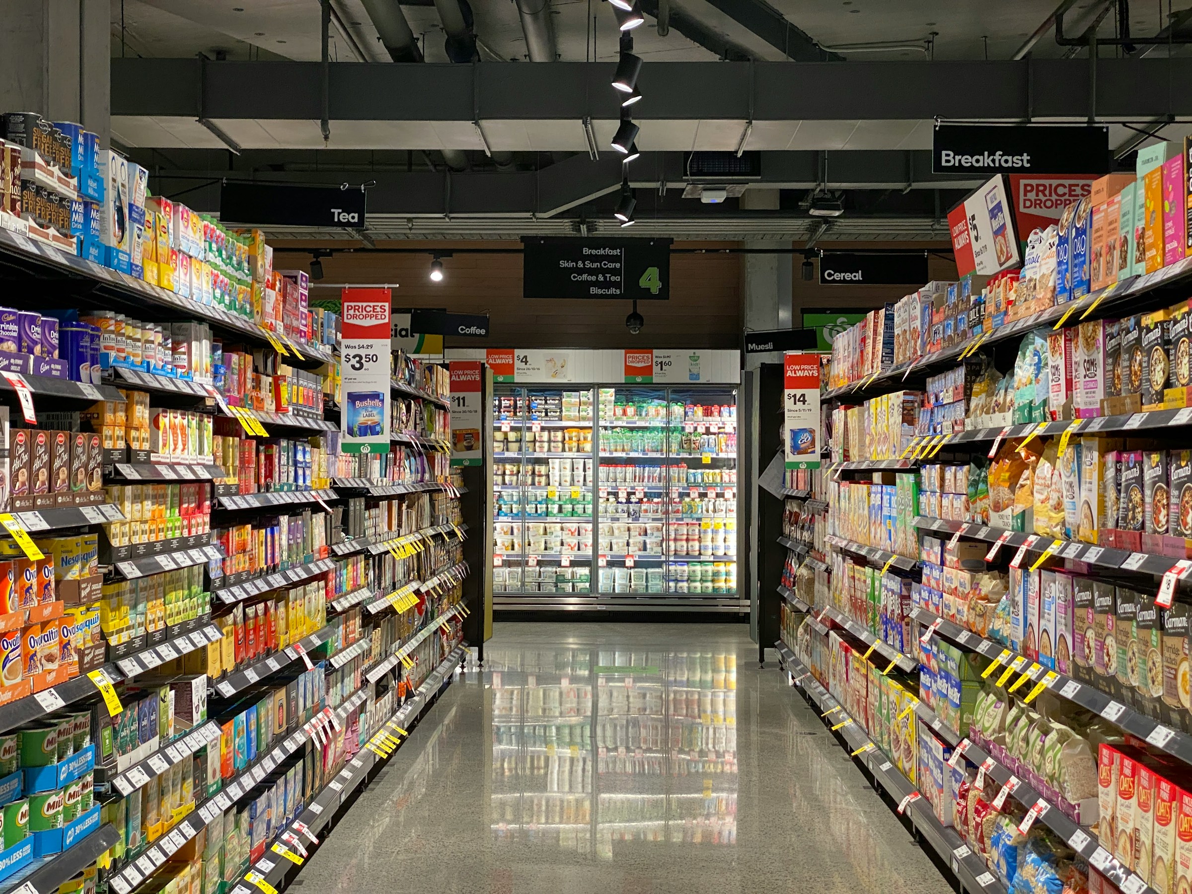 Pasillo de supermercado | Foto: Unsplash
