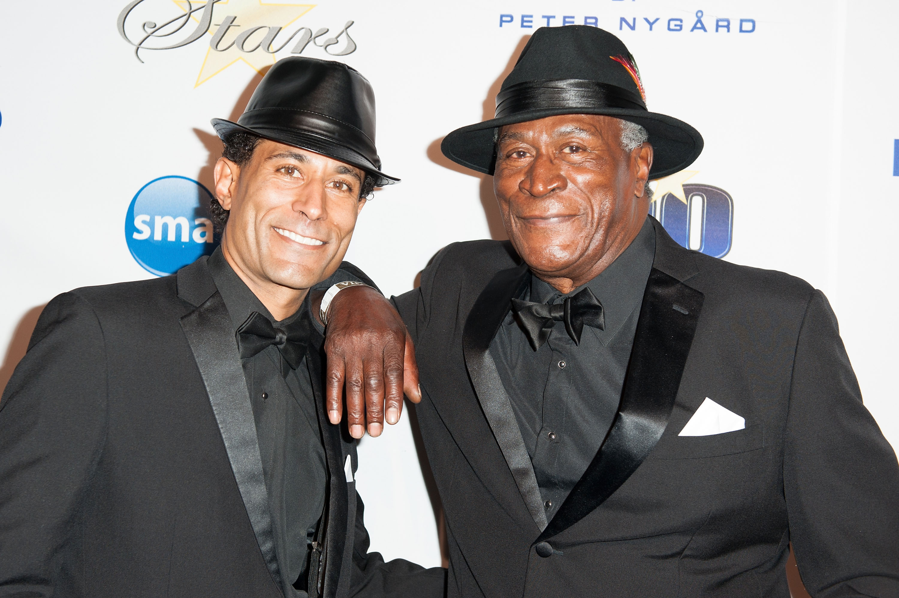 K. C. y John Amos fotografiados el 22 de febrero de 2015, en Beverly Hills, California | Fuente: Getty Images