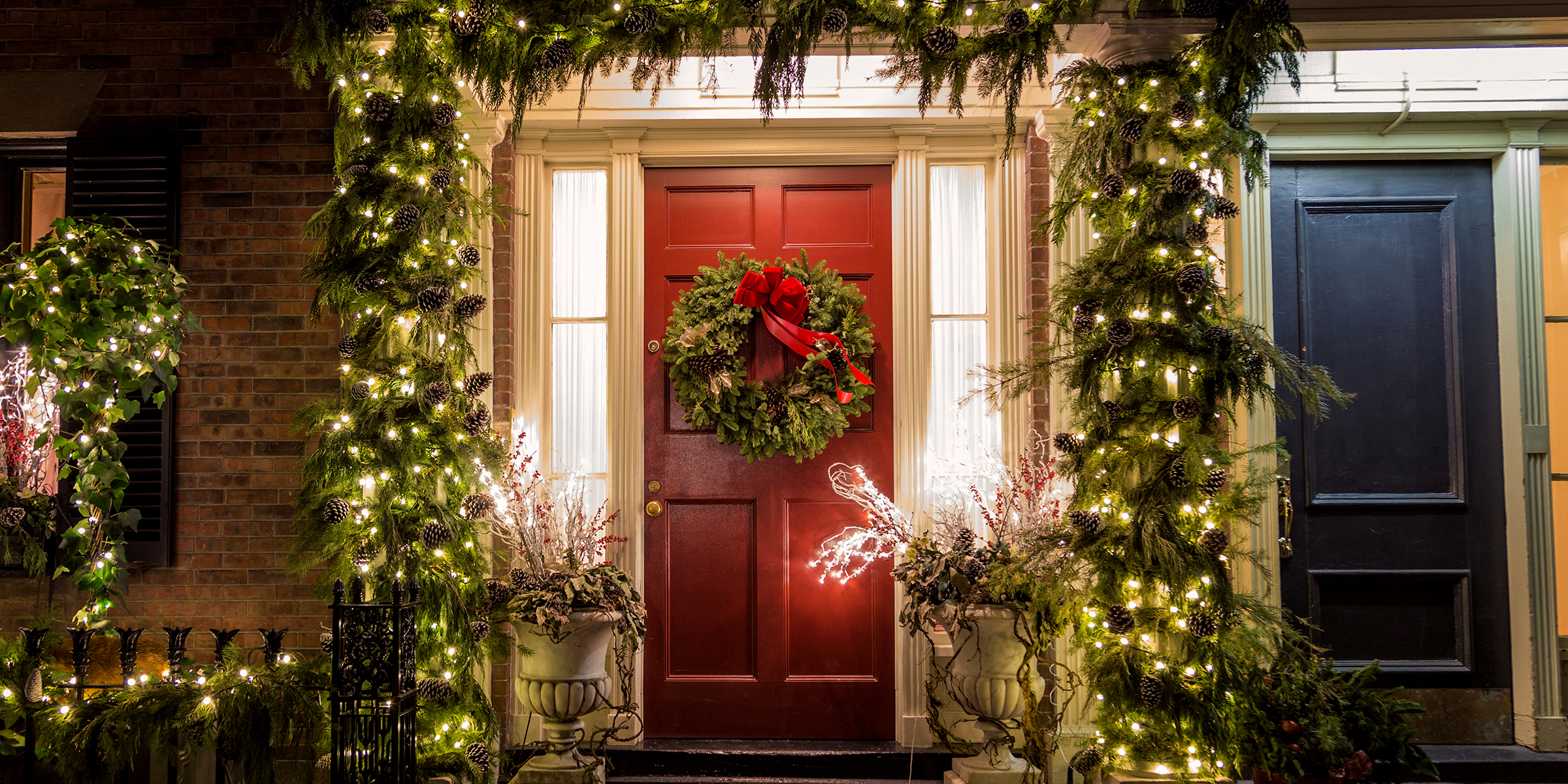 Una casa decorada con motivos navideños | Foto: Shutterstock
