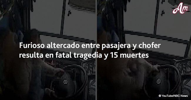 Furioso altercado entre pasajera y chofer resulta en fatal tragedia y 15 muertes