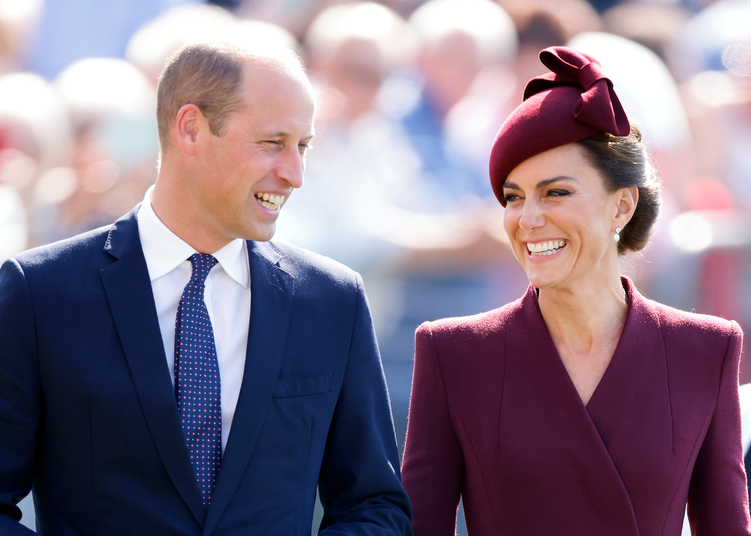 El príncipe William, príncipe de Gales, y Catherine, princesa de Gales, en la Catedral de St Davids, Gales, el 8 de septiembre de 2023. | Foto: Getty Images