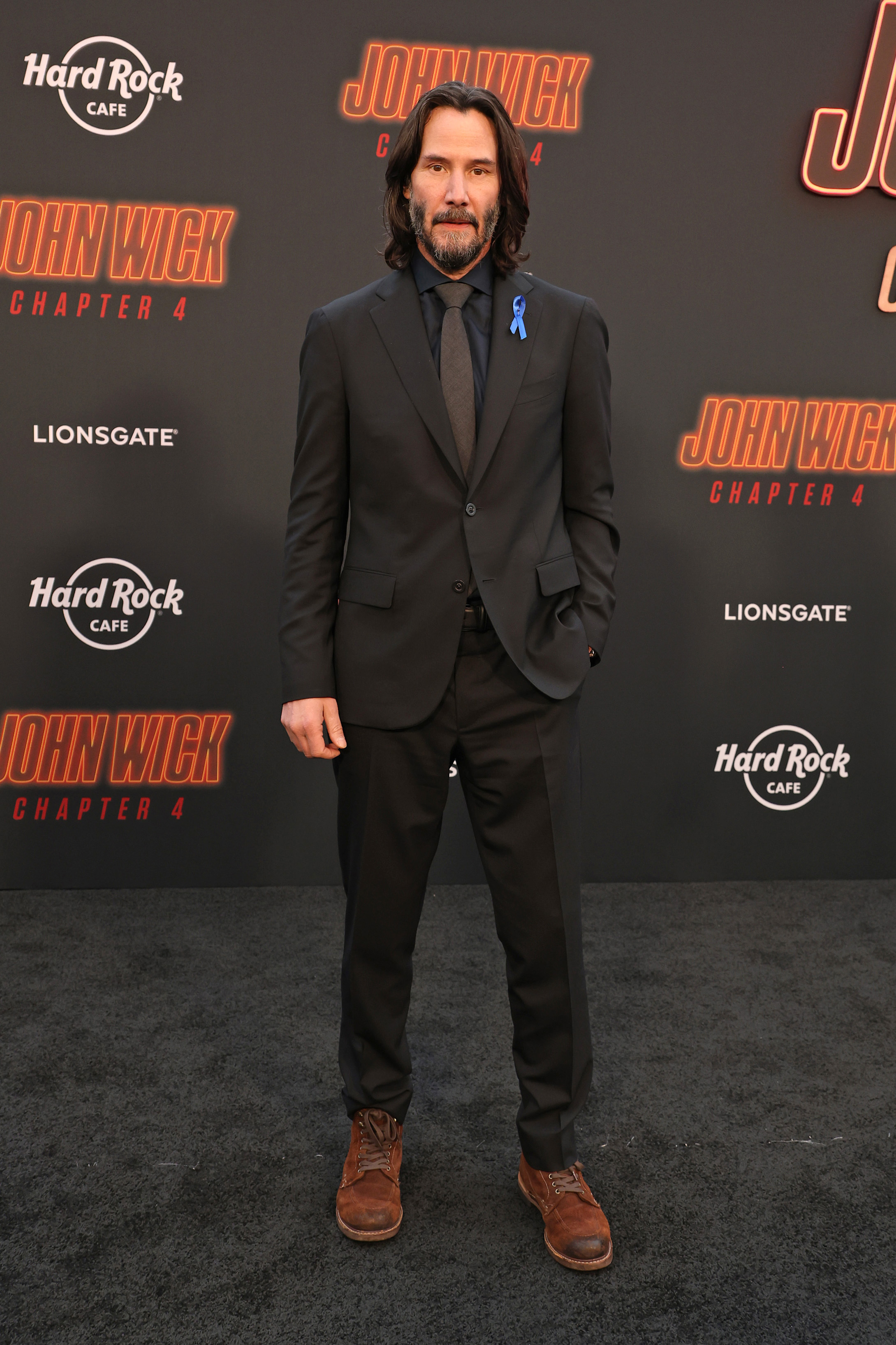 Keanu Reeves en el estreno de "John Wick: Chapter 4" en Hollywood, California, el 20 de marzo de 2023. | Fuente: Getty Images