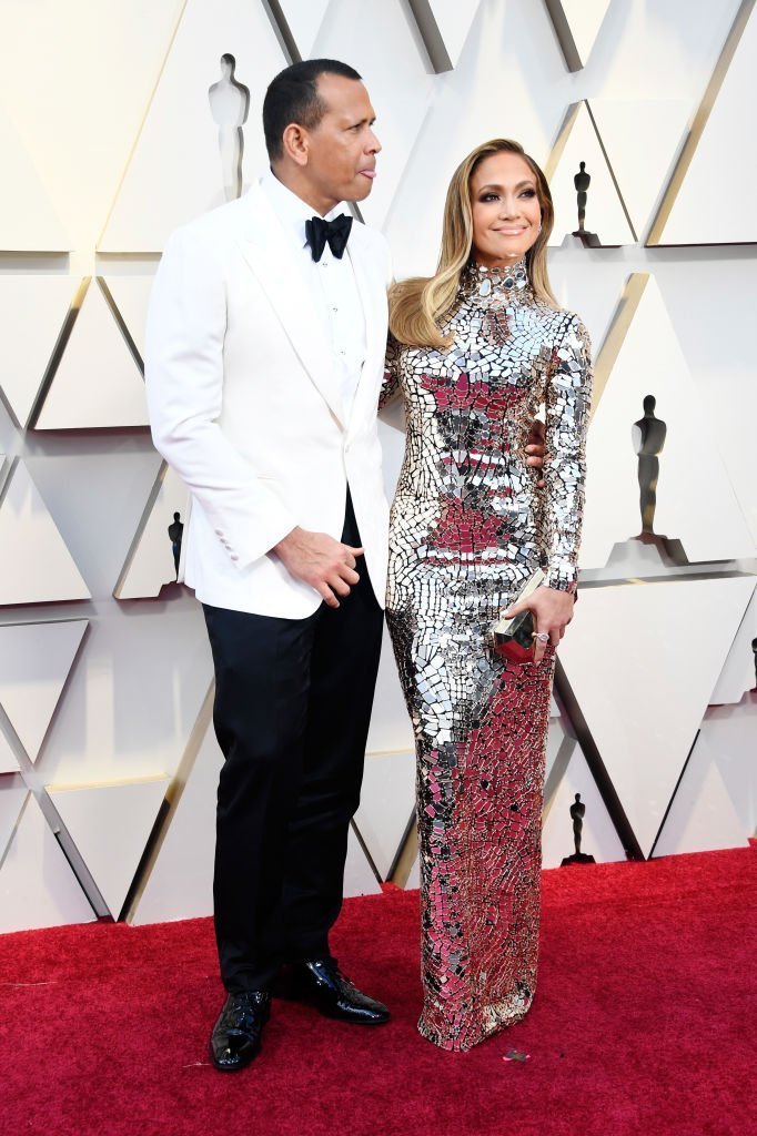 Jennifer López y Alex Rodríguez en los Premios Oscar | Foto: Getty Images