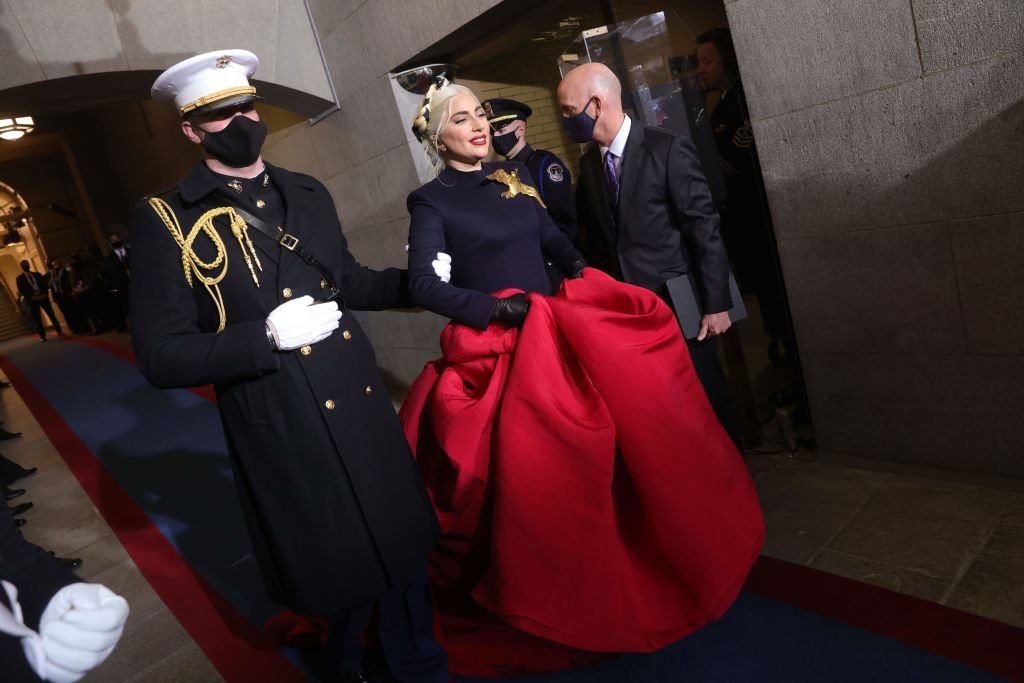 Lady Gaga llega el 20 de enero de 2021 | Foto: WIN MCNAMEE / POOL / AFP a través de Getty Images