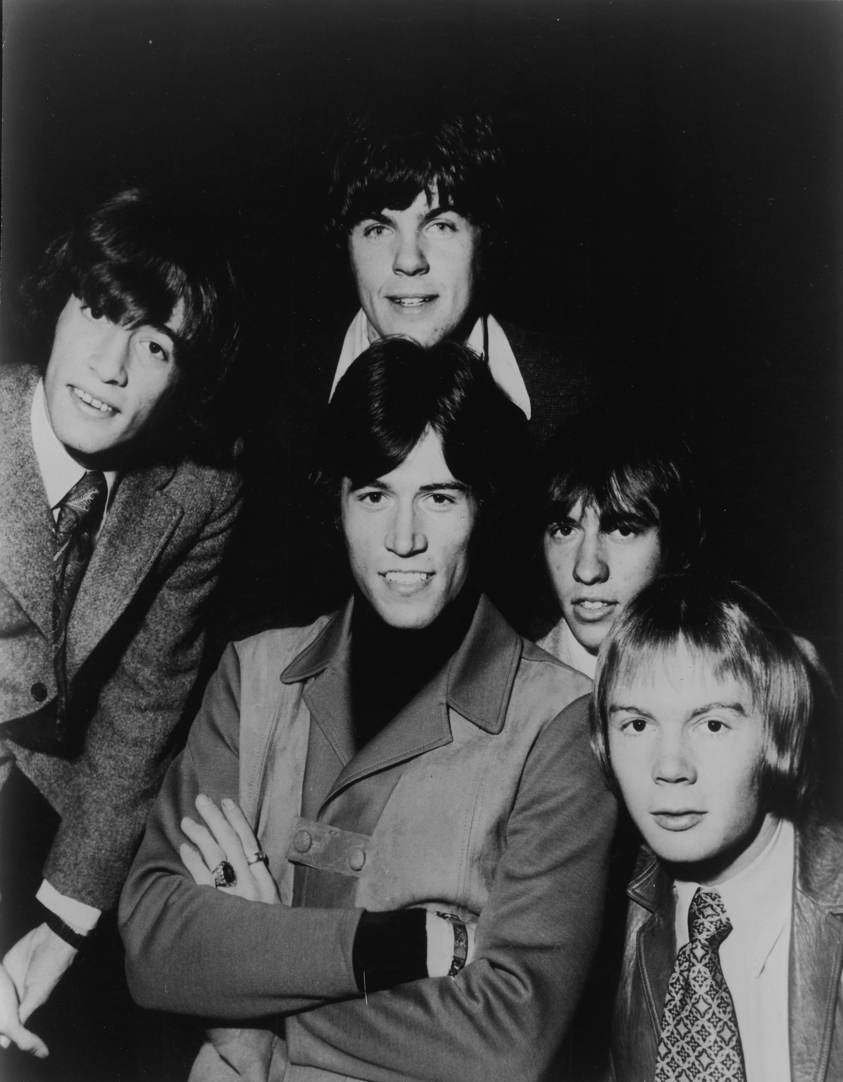 La banda británico-australiana, The Bee Gees, fotografiada a fines de la década de 1960. | Foto: Getty Images