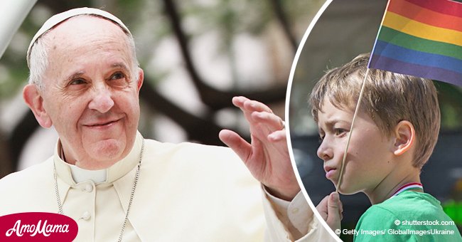 Papa Francisco afirma que los psiquiatras pueden 'ayudar' a los niños homosexuales