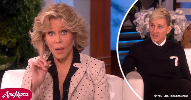 Jane Fonda mortifica a Ellen Degeneres con vergonzosa mención de vibradores