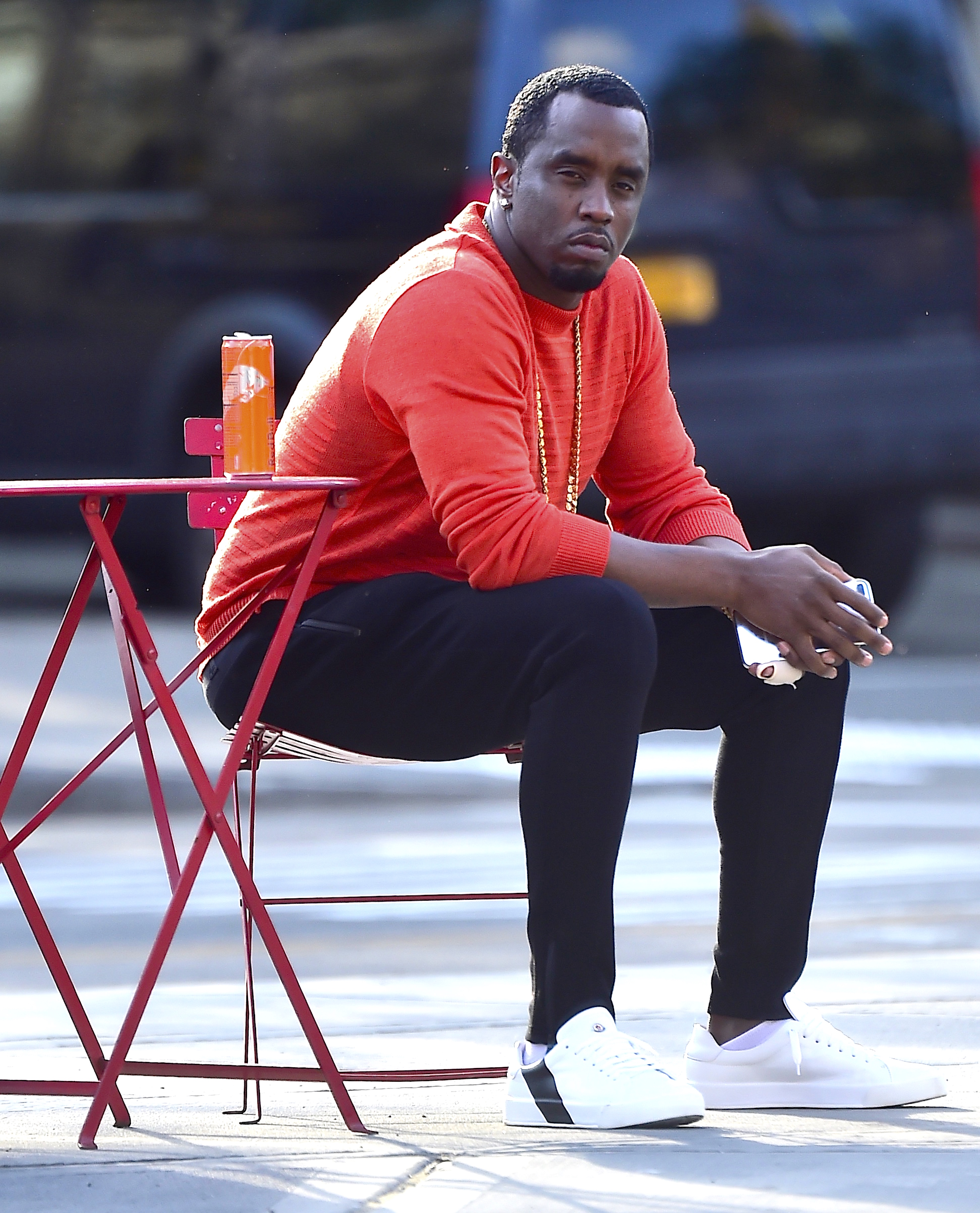 Diddy visto en Greenwich Village el 3 de mayo de 2017, en Nueva York. | Fuente: Getty Images