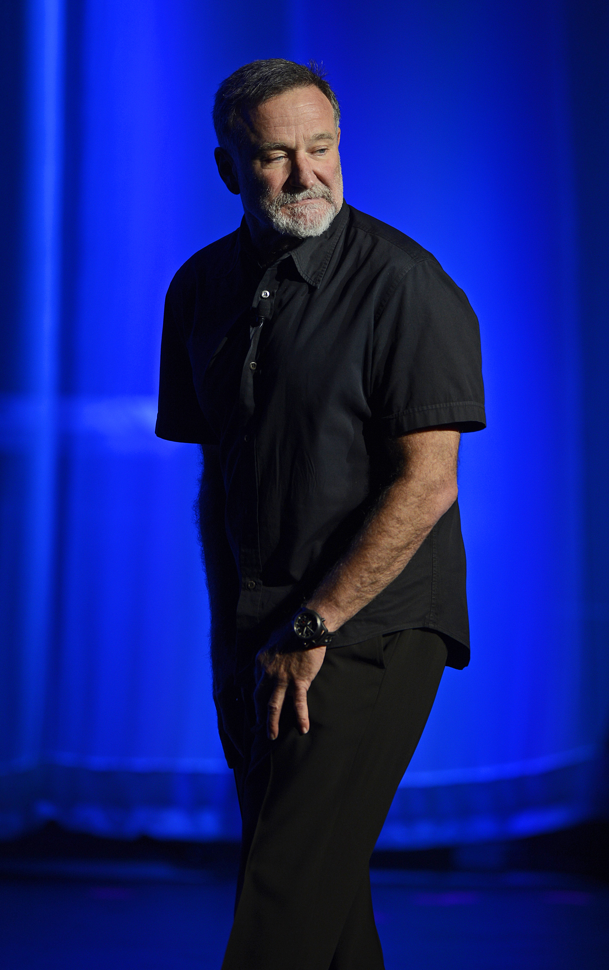 Robin Williams actúa en el escenario durante el ARF's Stars to the Rescue XXII el 5 de enero de 2013, en Walnut Creek, California | Fuente: Getty Images