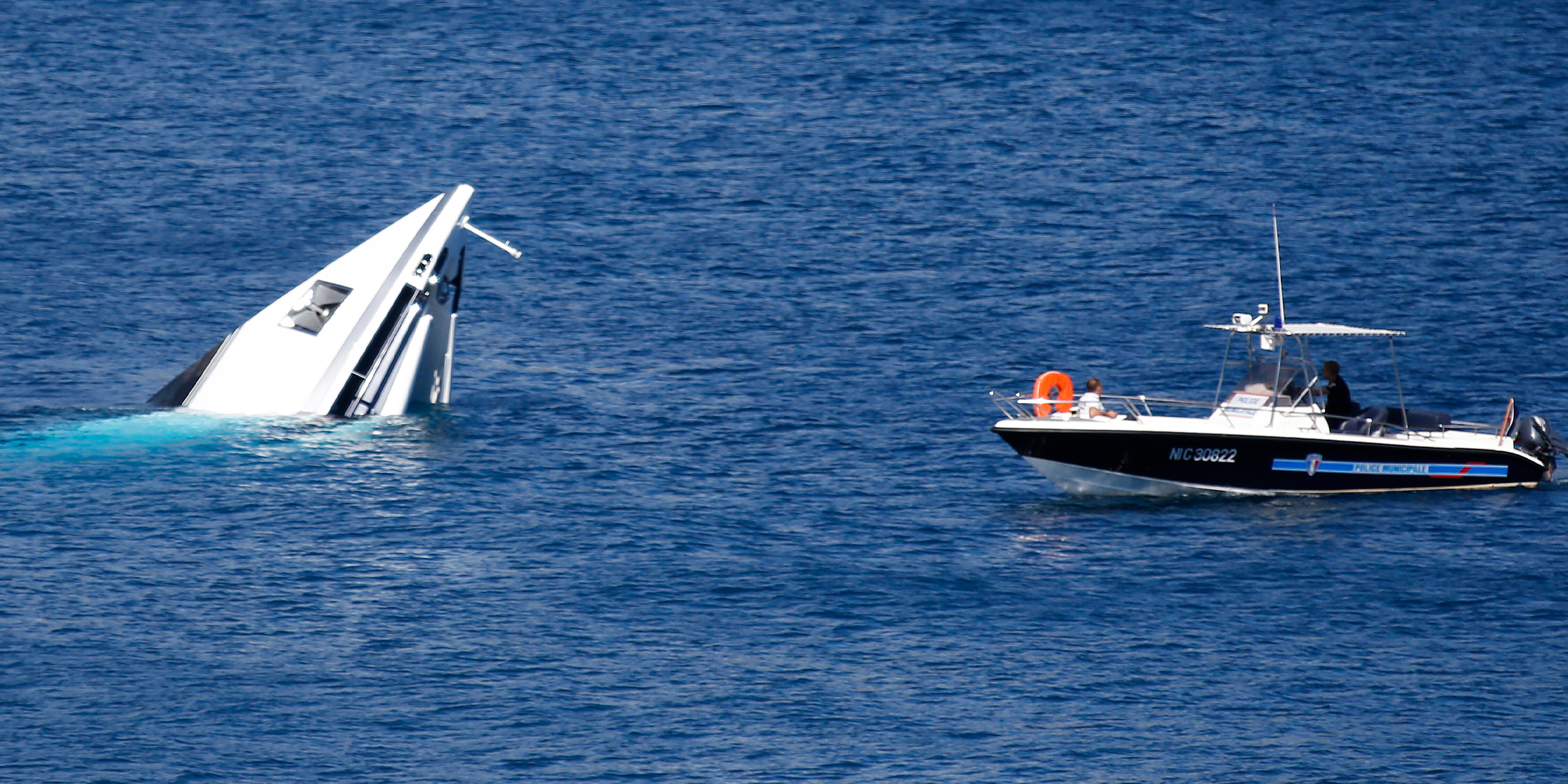 Yate hundido. | Foto: Getty Images