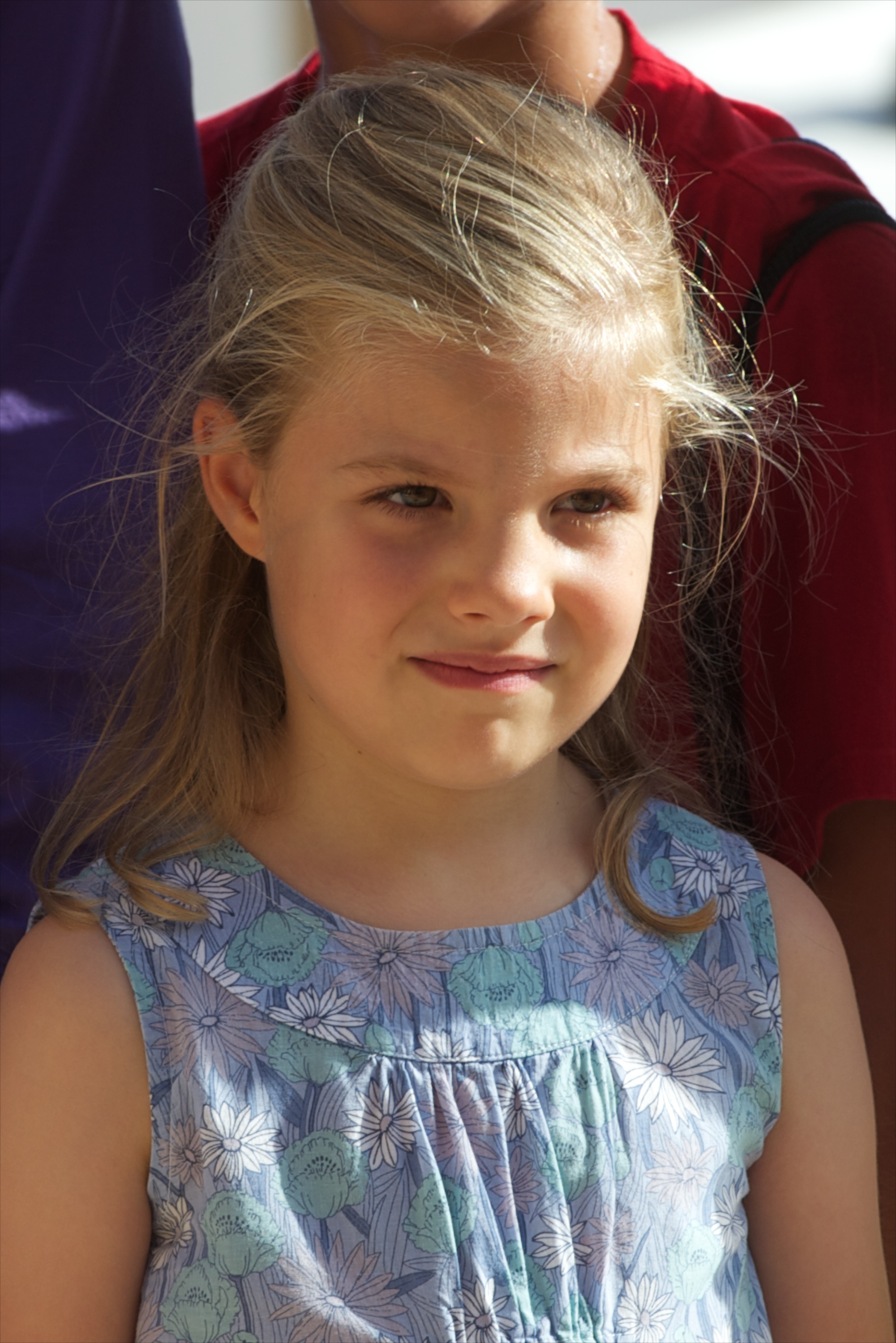 Infanta Sofía de España en la Escuela de Vela Calanova el 02 de agosto de 2013 en Palma de Mallorca, Mallorca, España.