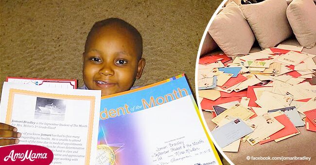 Niño de 6 años batallando contra el cáncer recibe cientos de tarjetas navideñas de extraños