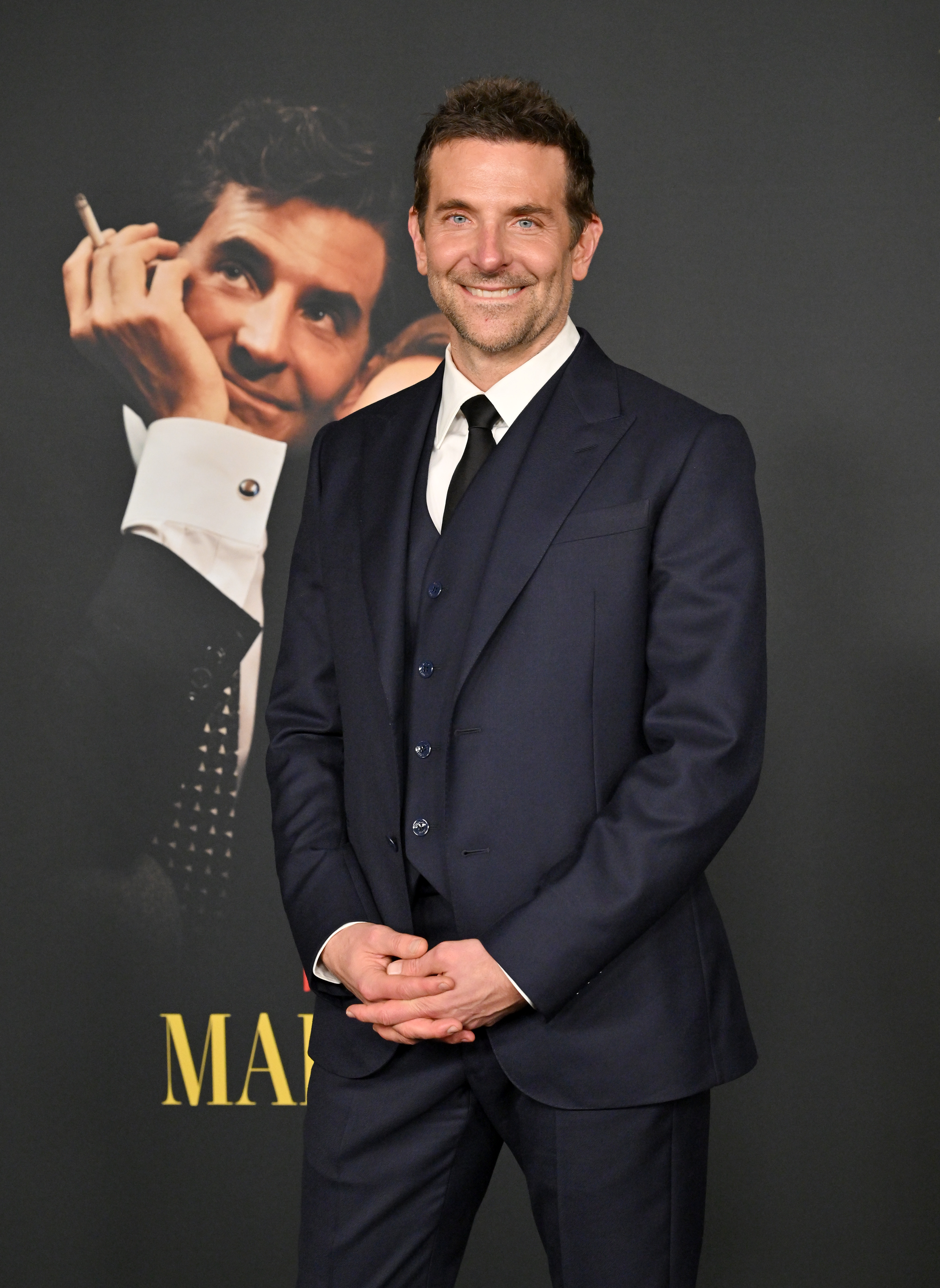 Bradley Cooper en la sesión fotográfica de "Maestro" el 12 de diciembre de 2023 en Los Ángeles, California | Fuente: Getty Images