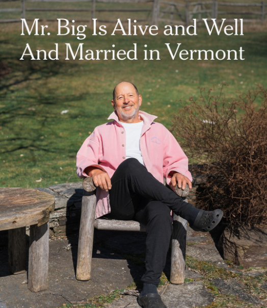 Ron Galotti fotografiado en su granja, en julio de 2025 | Fuente: Instagram/nytimes