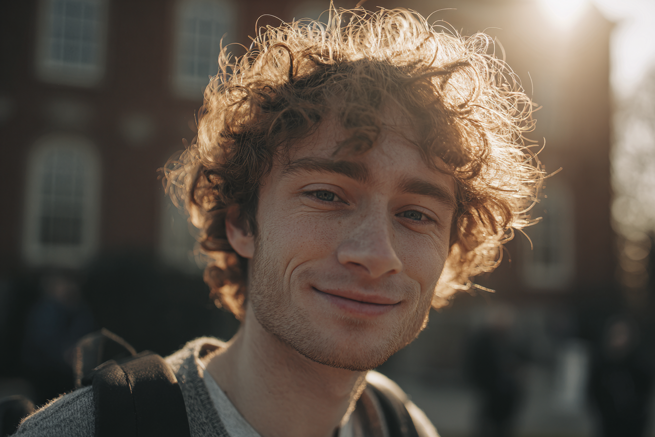 Un joven universitario | Fuente: Midjourney