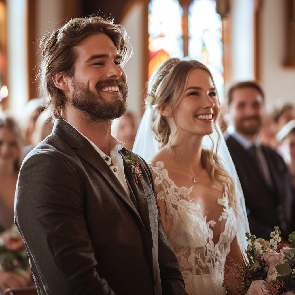 Michael e Ingrid están felices de volver a estar juntos | Fuente: Midjourney