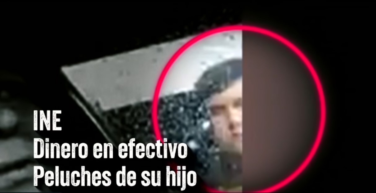 Imagen parcial del asaltante | Fuente: YouTube/ImagenNoticias
