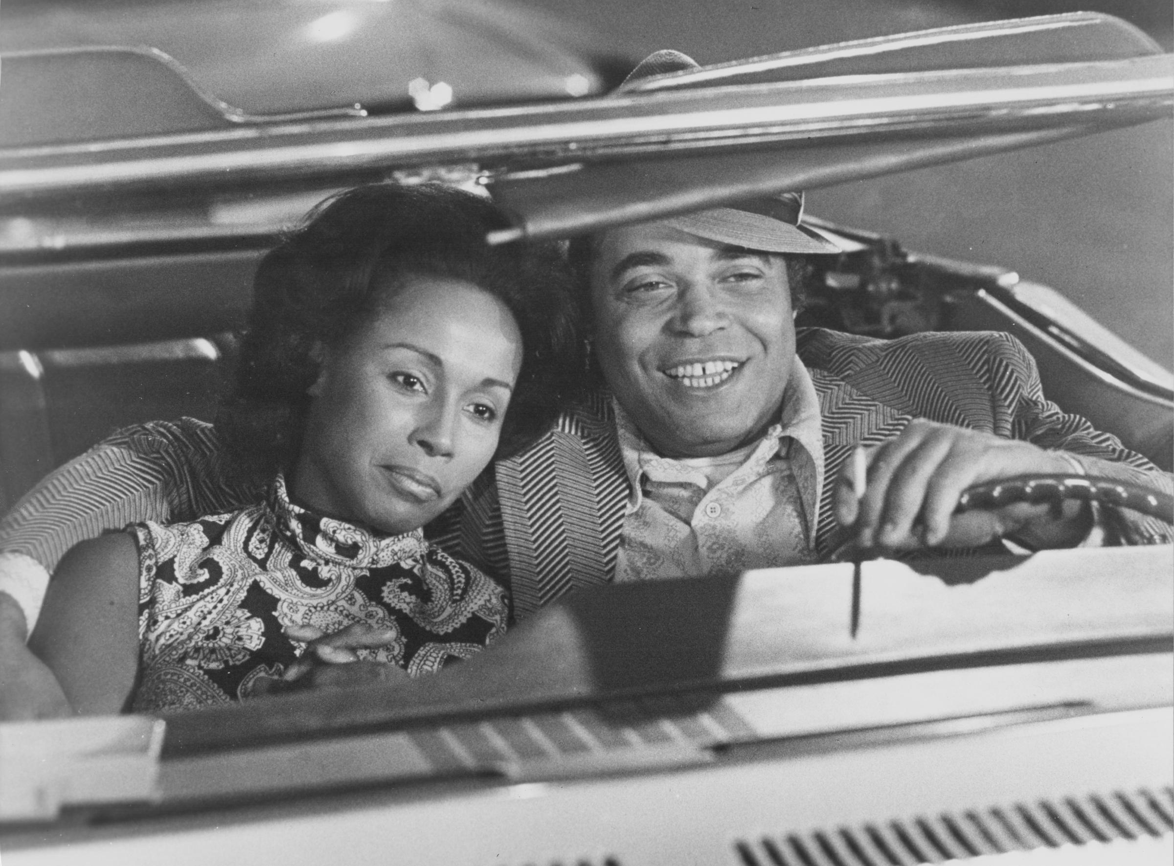 James Earl Jones y Diahann Carroll rodando "Claudine", hacia 1974. | Fuente: Getty Images