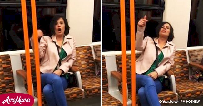 Mujer insulta a inmigrante frente a confundidos pasajeros de tren, y su racismo se hace viral