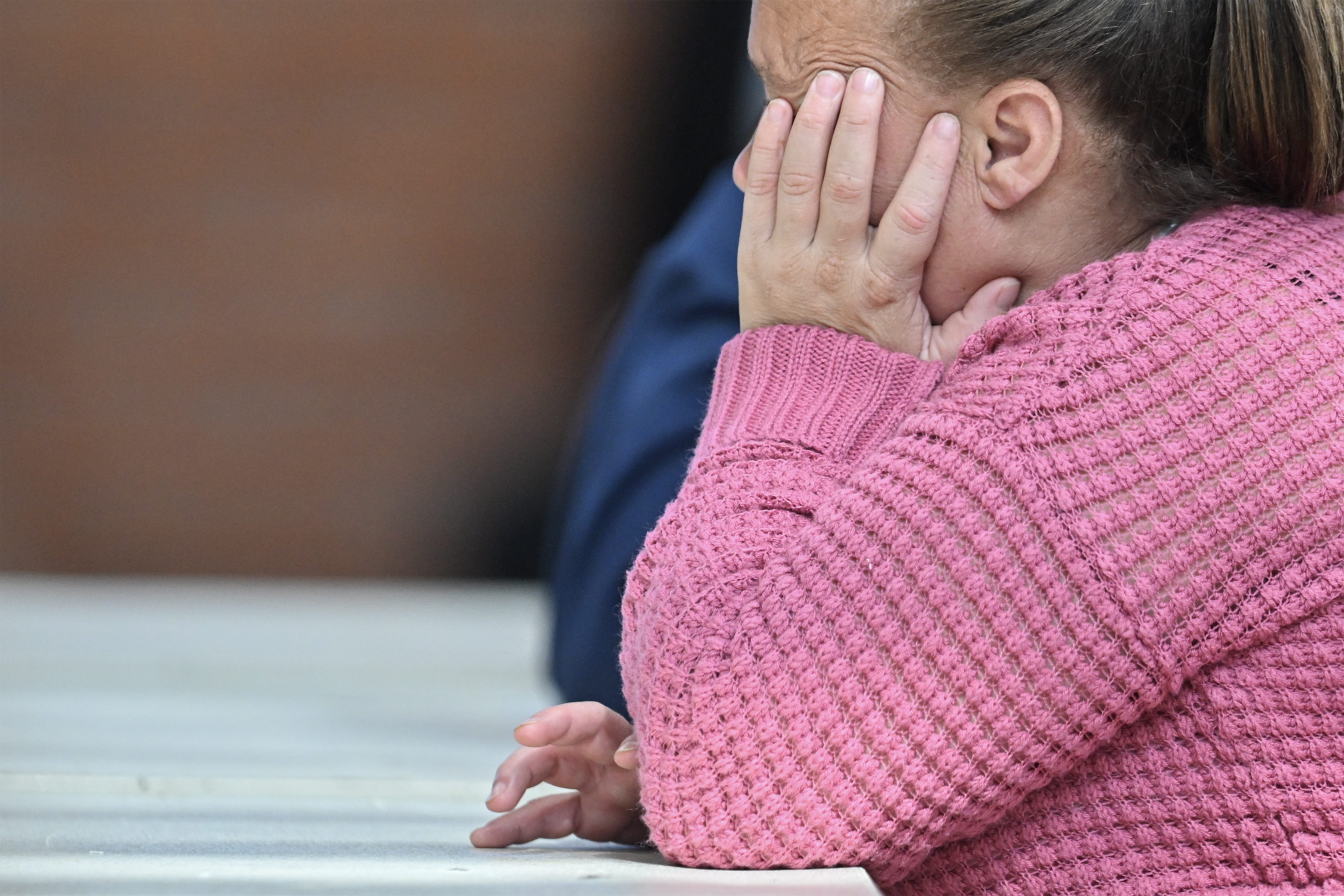 Racquel Smith asiste al juicio del caso de desaparición de Joshlin Smith en el White City Multipurpose Centre el 11 de marzo de 2025, en Saldanha Bay, Sudáfrica | Fuente: Getty Images