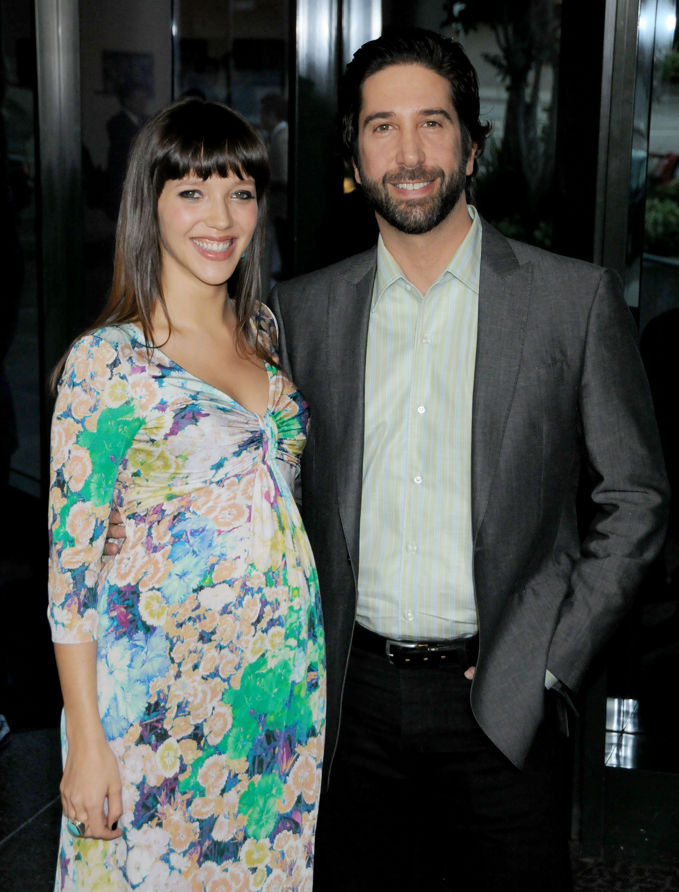 Zoe Buckman y David Schwimmer en la proyección de "Trust" en Los Ángeles el 21 de marzo de 2011 | Fuente: Getty Images