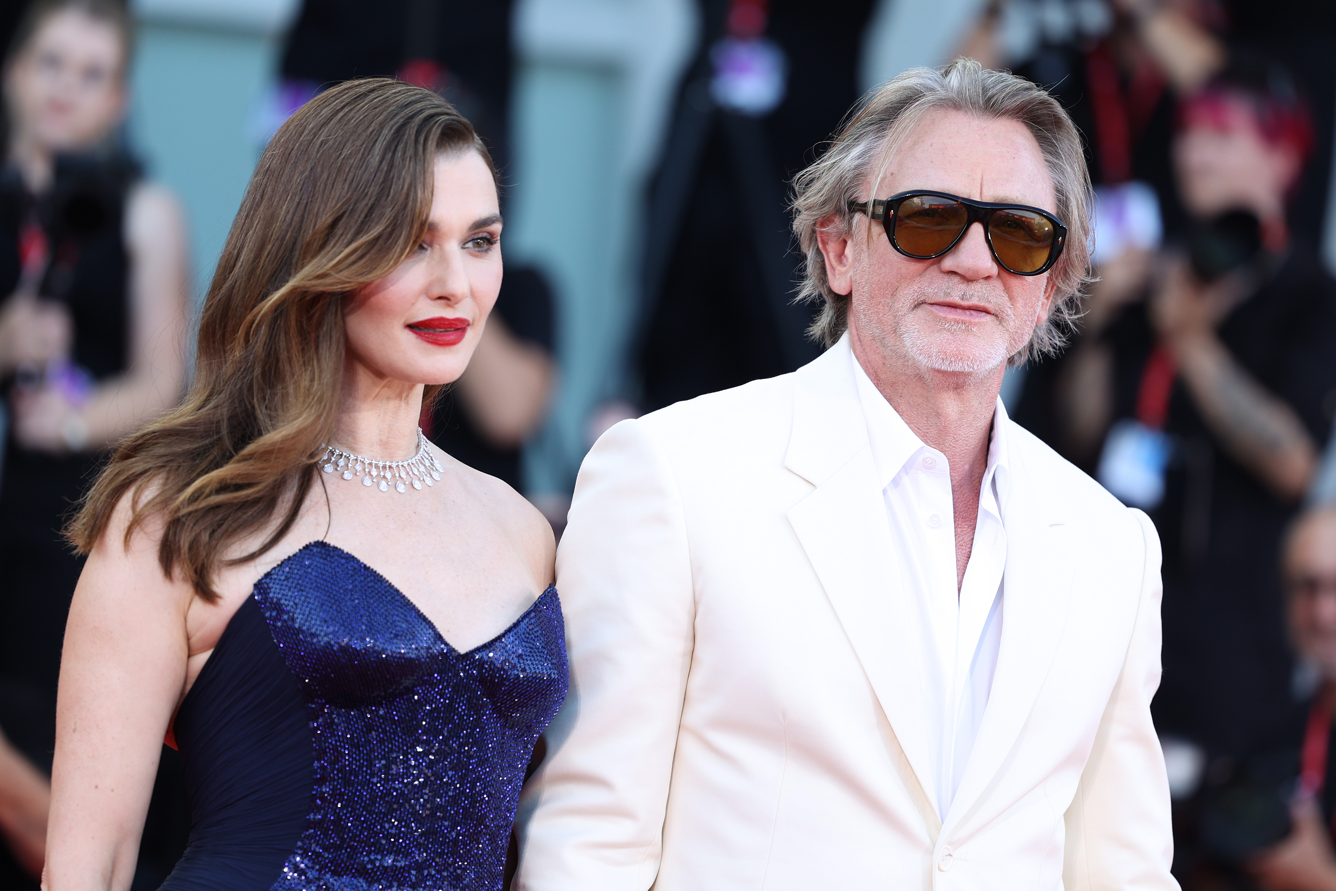 Rachel Weisz y Daniel Craig el 03 de septiembre de 2024, en Venecia, Italia | Fuente: Getty Images