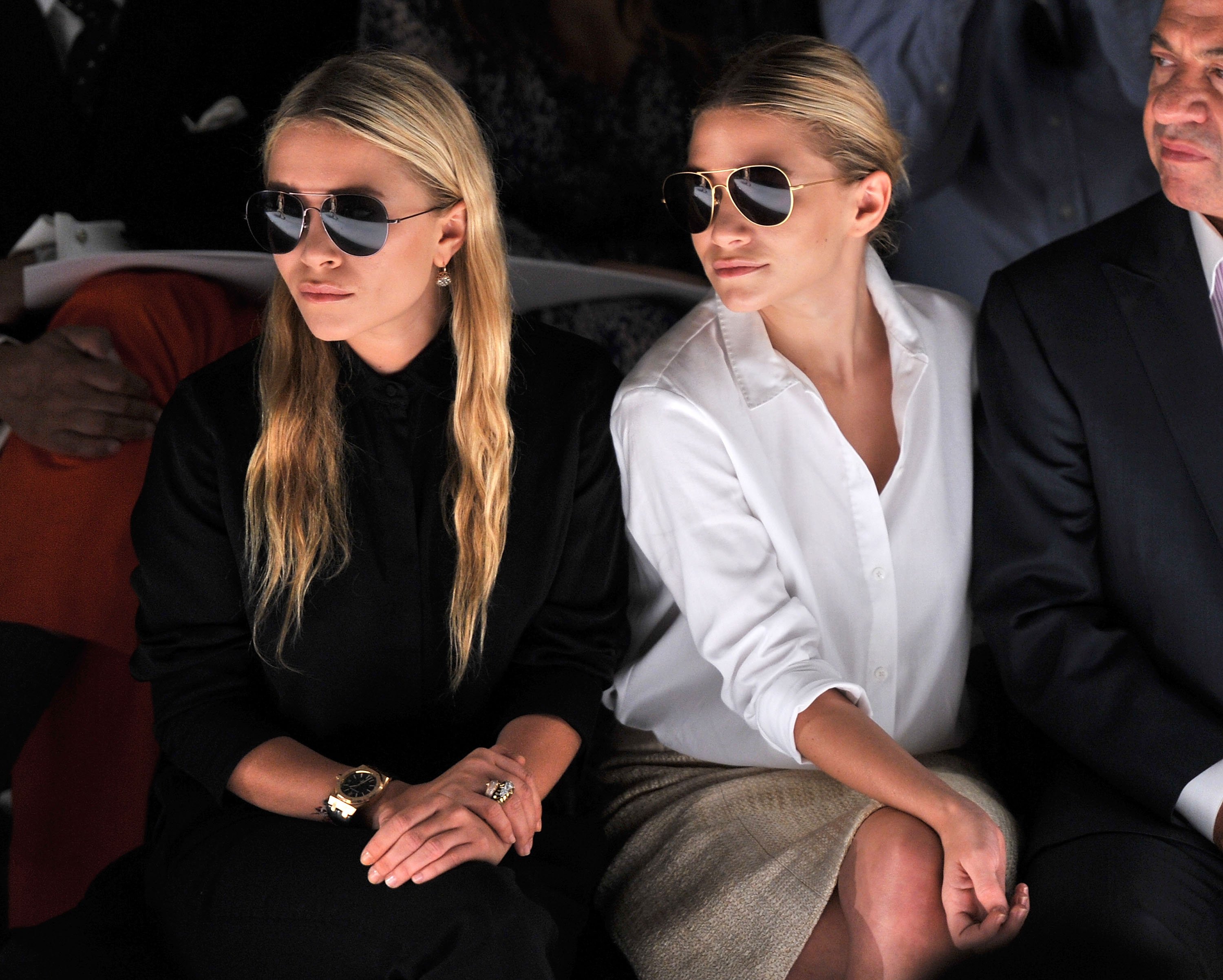 Mary Kate y Ashley Olsen en ciudad de Nueva York en septiembre de 2011. | Foto: Getty Images
