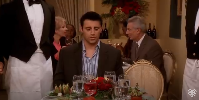 Matt LeBlanc como Joey Tribbiani en "Friends" | Fuente: YouTube/@warnerbrostv