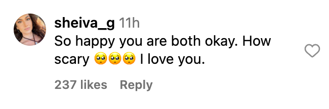Captura de pantalla de un comentario que habla sobre la actualización de Kourtney Kardashian publicada el 6 de septiembre de 2023. | Foto: Instagram/kourtneykardash