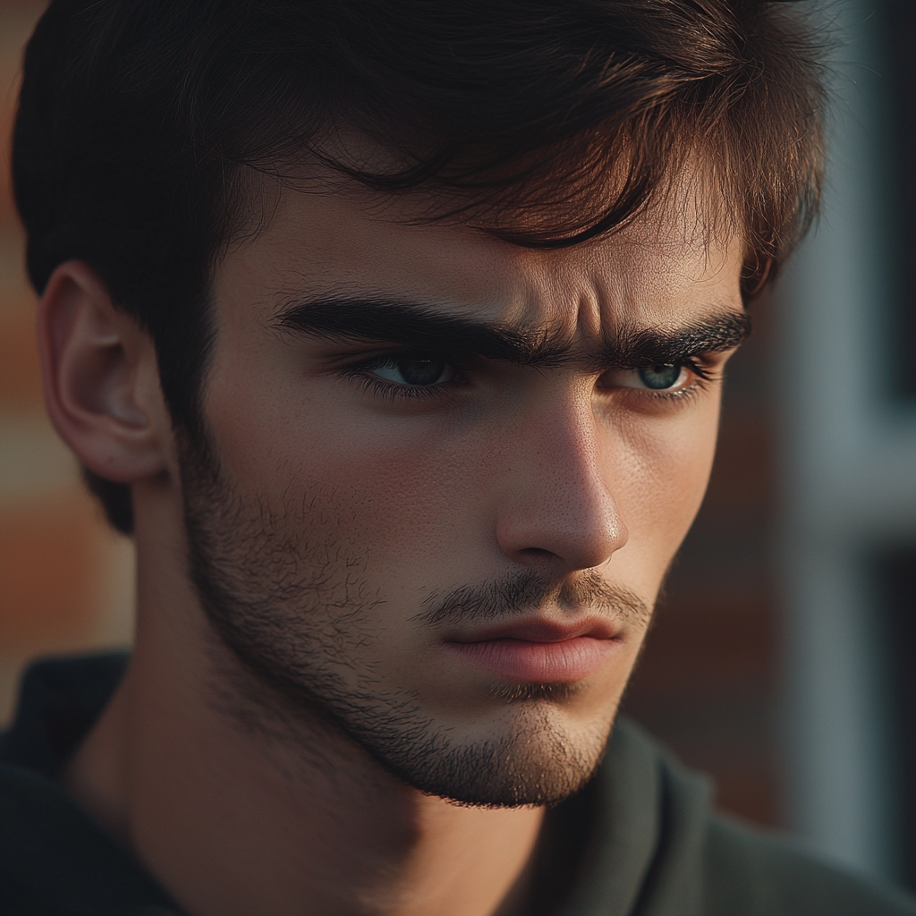 Un joven emocionado | Fuente: Midjourney
