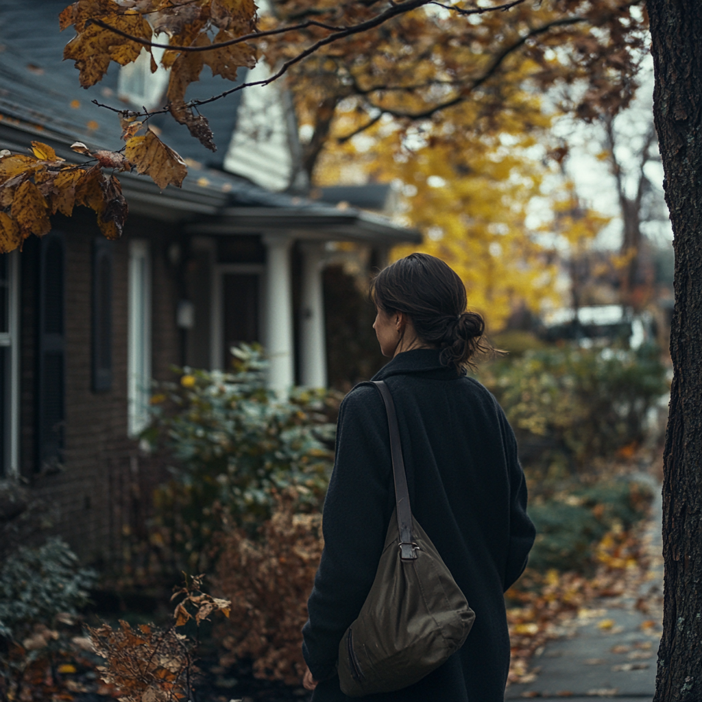 Una mujer que vuelve a casa ⏐ Fuente: Midjourney